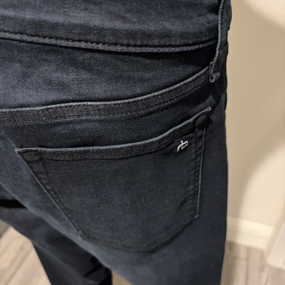 Rag & Bone Men's Fit 1 Skinny Dark Blue Slim Jeans Size 34x32 - Picture 3 of 6